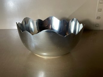 Polished Pewter Bowl