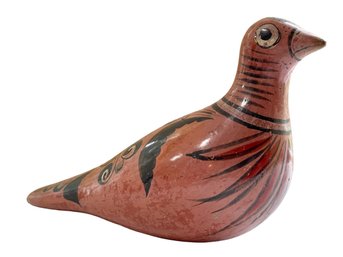 Mexican Tonala, Folk Art Hand Painted Bird