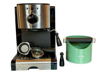 Capresso Espresso Machine & IKAPE Espresso Knock Box