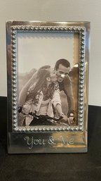 A Lovely 'You & Me' Mariposa Aluminum Frame Made In Mexico