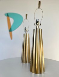 Gold Column Table Lamps