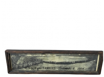 Red Sox Vs New York Yankees - 1904- Framed  Wall Hanging