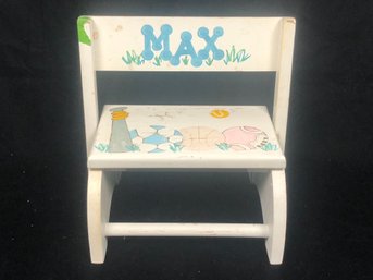Small Painted Children's Seat