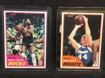 1981-82 Topps Basketball Bob Lanier & Dan Issel - M