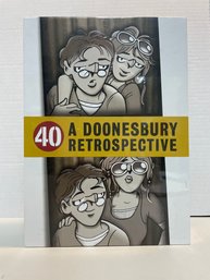 40-a Doonesbury Retrospective . Sealed Large Book.