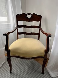 Vintage Antique Cherry Accent Chair