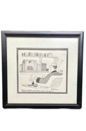 New Yorker Cartoon: Original Artwork, Signed By Artist, Leo Cullum (E)