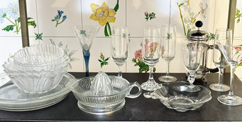 Pyrex And Assorted Glass Ware