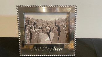 A Beautiful 'Best Day Ever' Mariposa Aluminum Frame Made In Mexico