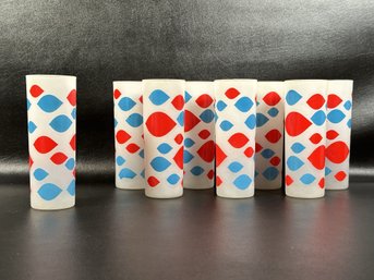 Wow! A Set Of Eight Vintage 1960s Dairy Queen Tumblers