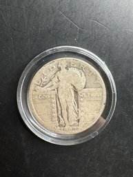 1927-D Standing Liberty Silver Quarter