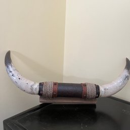 Long Horn Steer Mounted Horn Wall Hanging