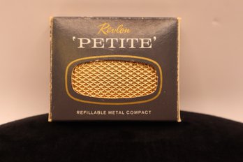 Vintage Revlon Compact 'Love Pat' In Original Box Never Used