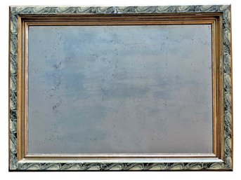 A Large 19th Century Gilt And Faux Marbled Mirror, Period Glass