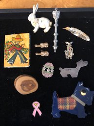 12 Vintage Pins.   Lot1B