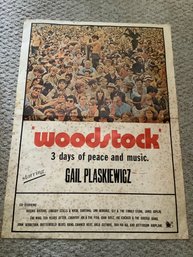 Woodstock Poster