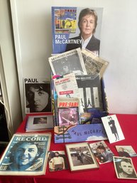 Paul McCartney Display Lot