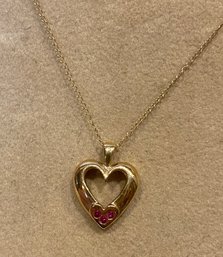 10kt Heart Pendant Necklace