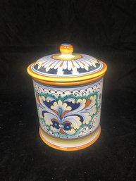Hand Painted Italian Pantry Jar