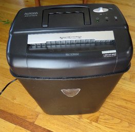 An Aurora AS1018CD Paper Shredder - In Working Condition