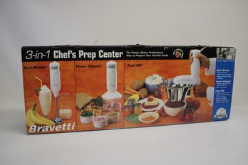 New In Box Bravetti 3 In 1 Chef's Prep Center - Does It All