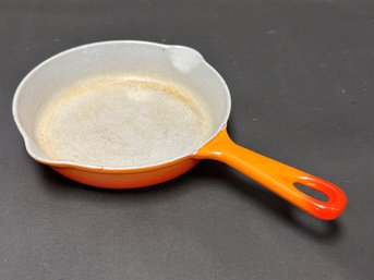 A Vintage Le Creuset Skillet In Flame, 6.5'