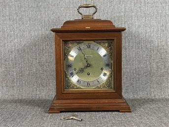 A Vintage Seth Thomas Legacy 8-Day Carriage Clock In A Solid Wood Case