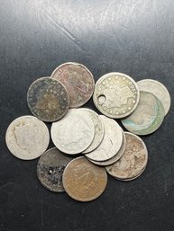 15 Miscellaneous Date V Nickels