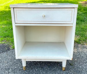 A Vintage Mid Century Lacquered Nightstand