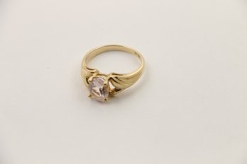 14k Yellow Gold Morganite Ring Size 7.75