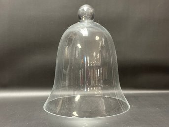 A Large Bell-Shaped Glass Cloche