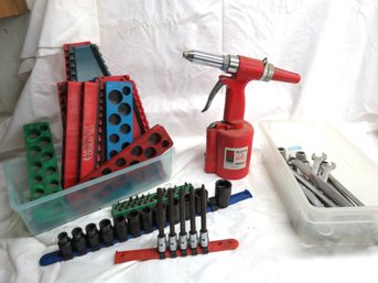Socket Wrenches Matco Tool Lot Hydraulic Rivet Gun
