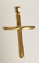 14K GOLD STYLIZED CROSS PENDANT