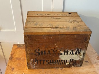 Antique Wood Shipping Crate