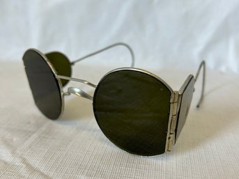 Rare Original World War 2 Russian Goggles With Side Lenses- Circa 1930s- Steam Punk