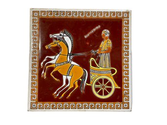 Hnioxos  Charioteer Of Delphi Tile, Made In Greece 6 X 6