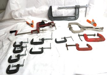 Assorted Clamps Of All Sizes