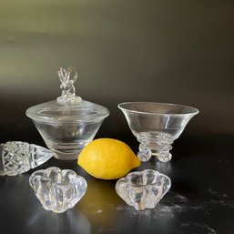 A Collection Of Crystal Ware - Stuben And Daum