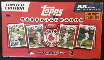 2008 Topps Boston Red Sox 55 Card Team Set Sealed - Limited Edition