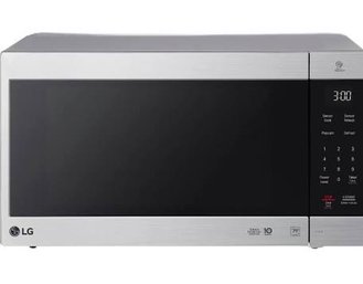 An LG Easy Clean Microwave