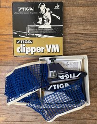 Like New In Box STIGA Clipper VM Table Tennis Net And Clamps