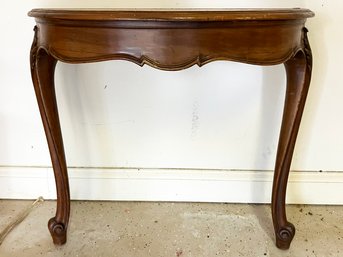 A Vintage Mahogany Wall Mount Console