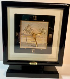 Original Chokin Art Collection Hawaii Clock