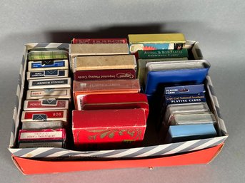 Large Collection Of Playing Cards Including Coca Cola