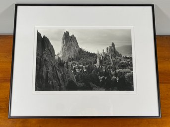 Signed Original Barbara Sparks Photo 20x16 Cathedral Spires Garden Of The Gods