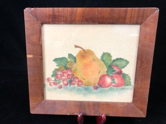 Still Life Framed Art Of Mixed Fruit