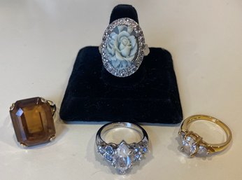 Four Costume Rings