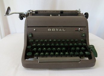 A Manual Typewriter By Royal