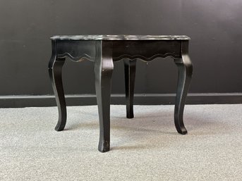 A Great Little Farmhouse Side Table In Black