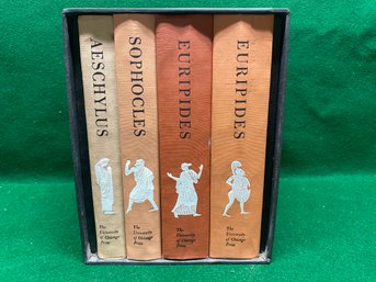 The Complete Greek Tragedies. (4) Hard Cover Volumes In Slip Box. The University Of Chicago Press.